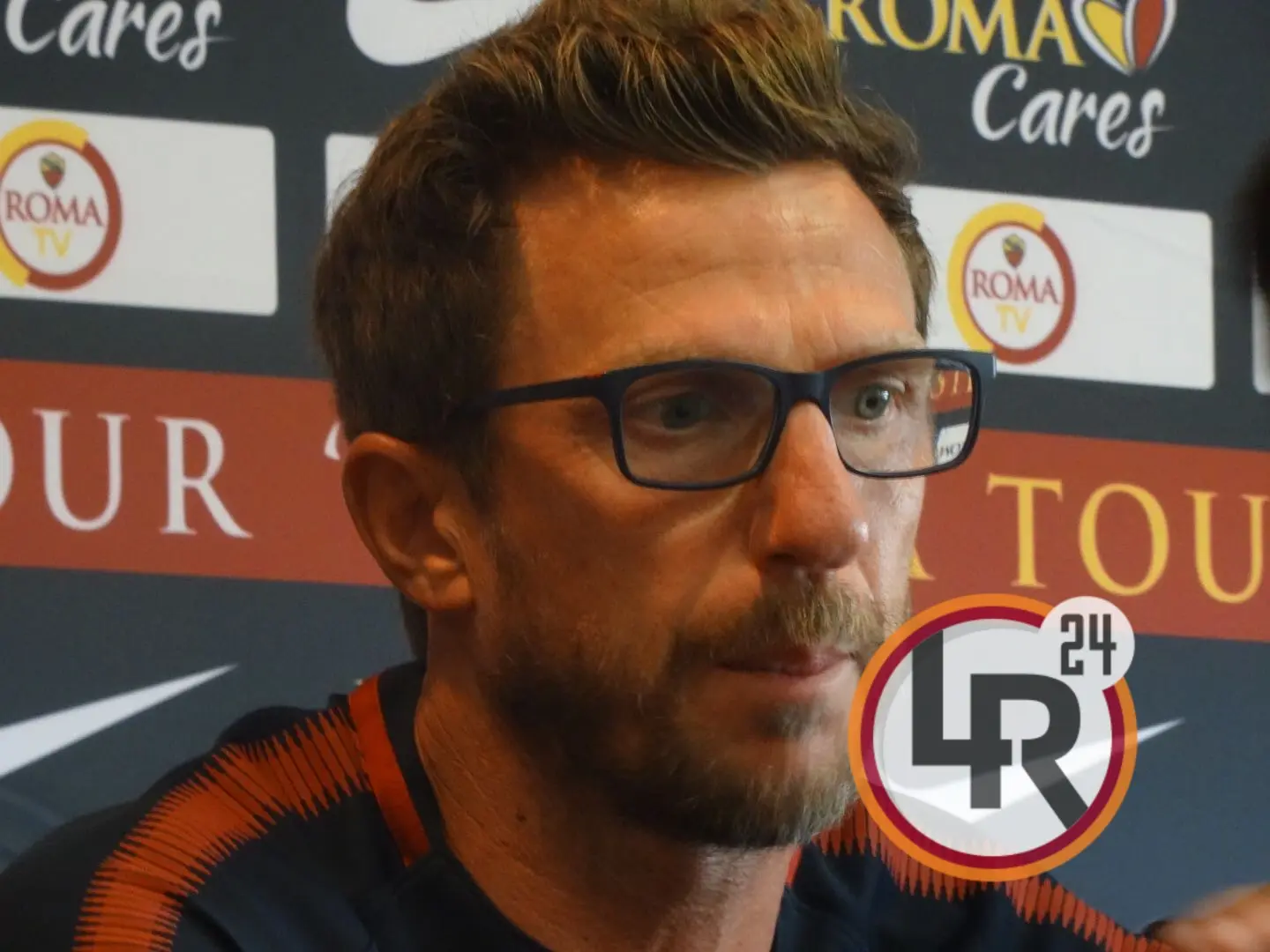 di francesco conf stampa sguardo semi basso