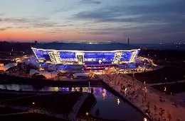 donbass arena20vista20fuori20notte