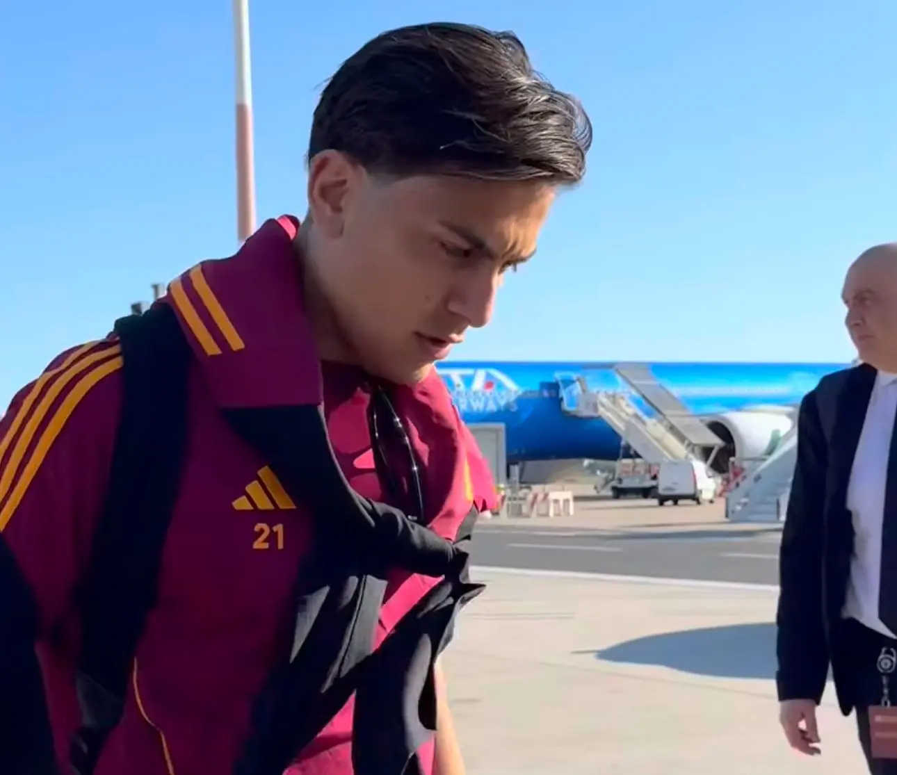 dybala aereo bologna roma