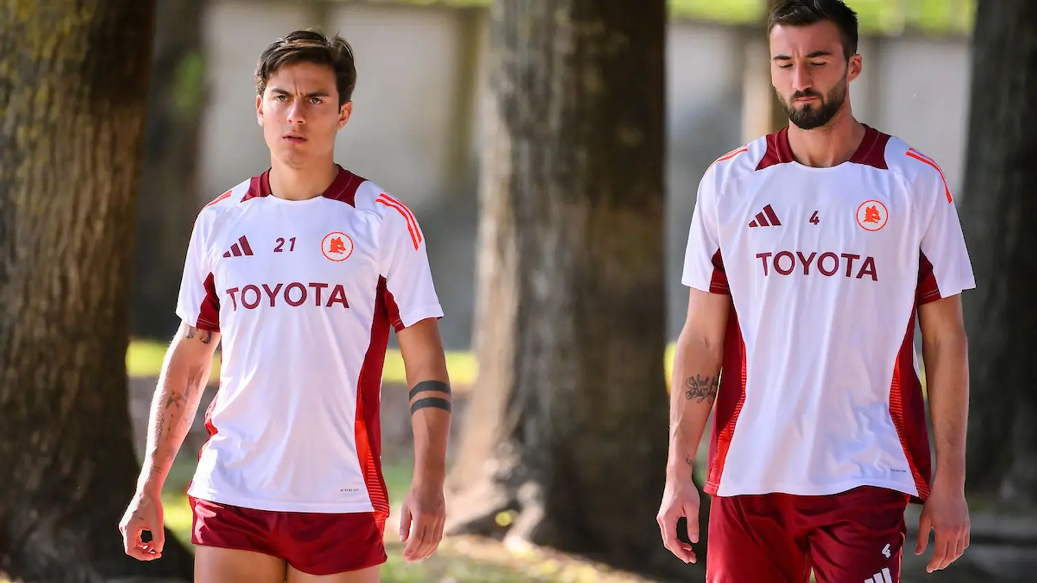 dybala e cristante trigoria
