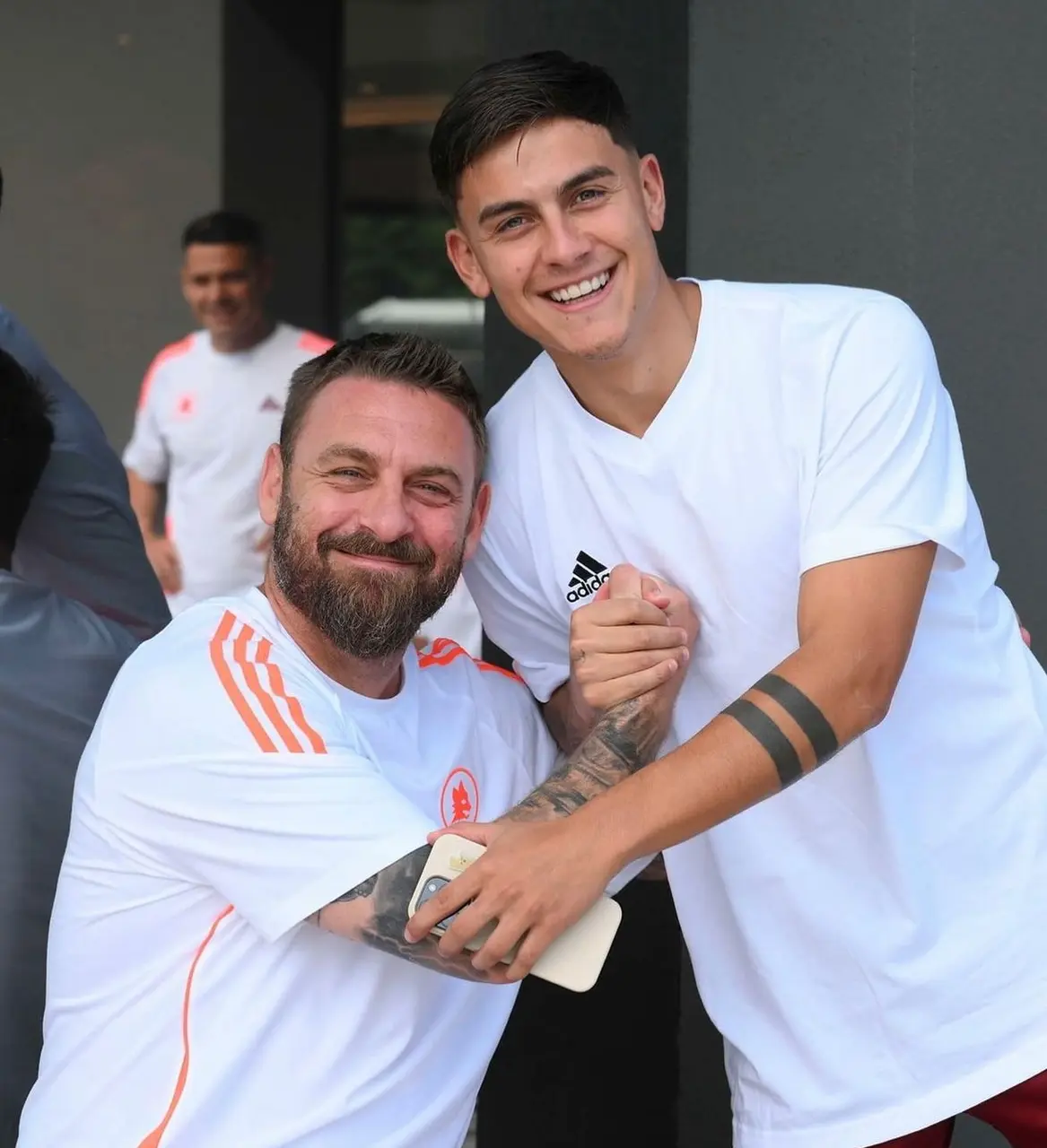 dybala e de rossi trigoria