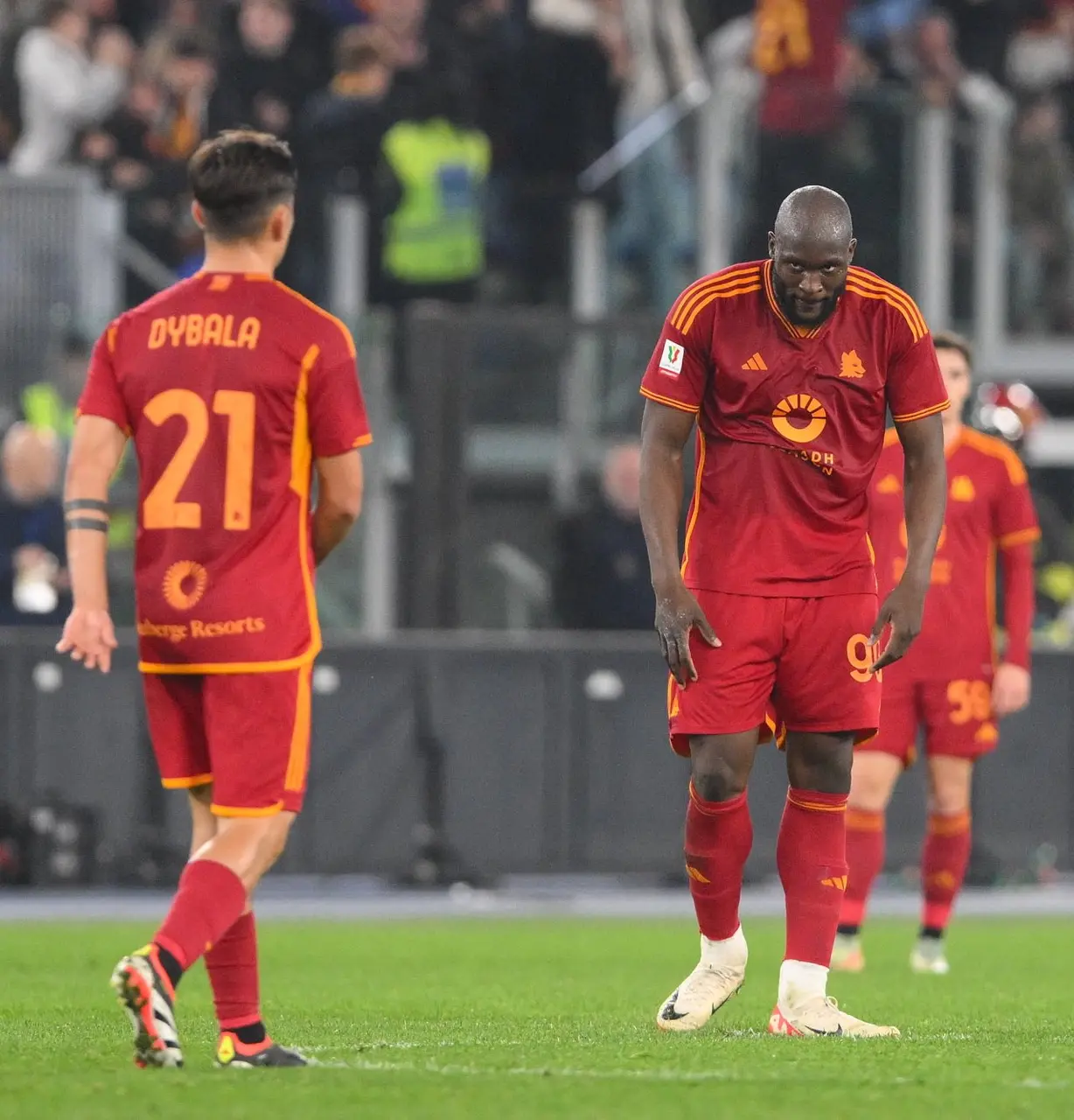 dybala e lukaku roma cremonese