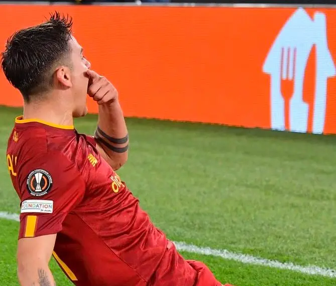 dybala esultanza roma salisburgo 1