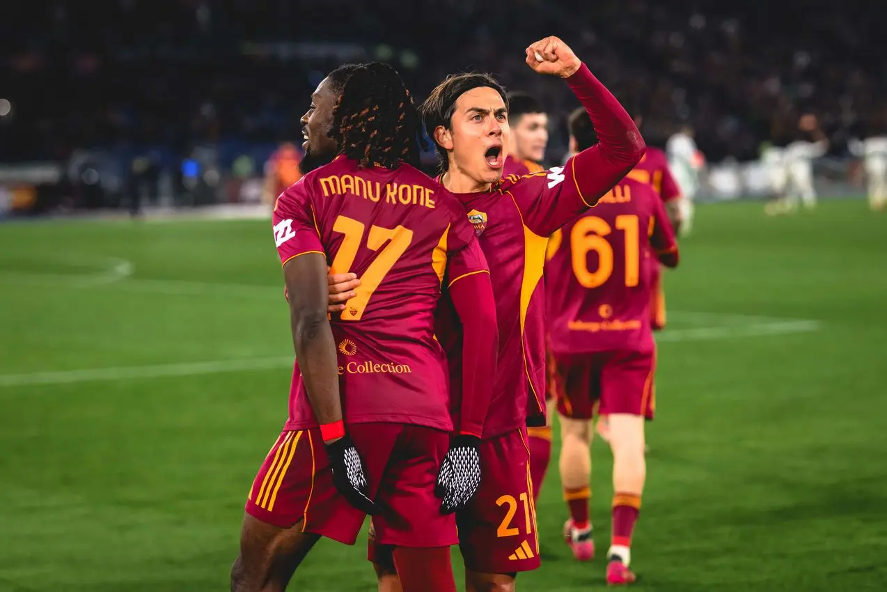dybala kone roma sassuolo
