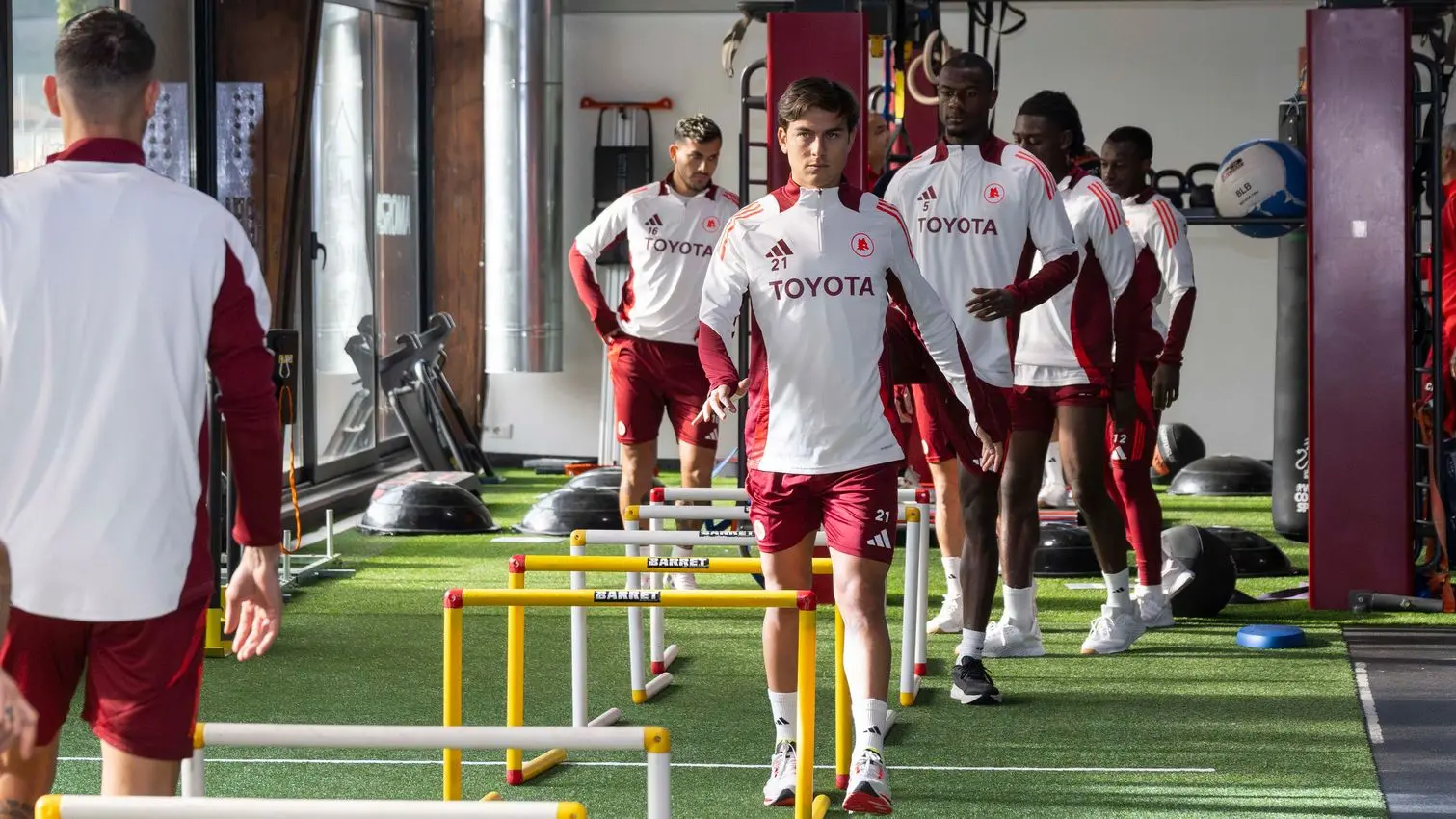 dybala palestra trigoria