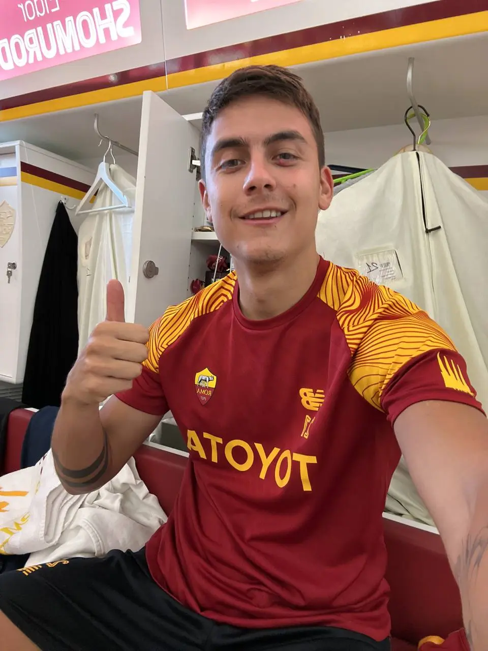 dybala selfie da telegram