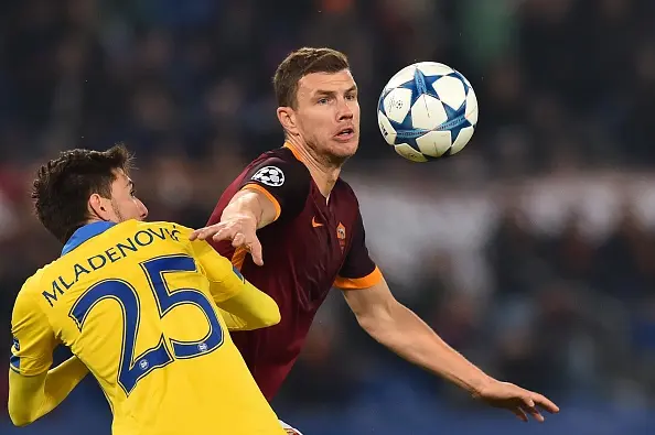 dzeko azione roma bate