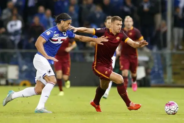 dzeko azione samp roma1