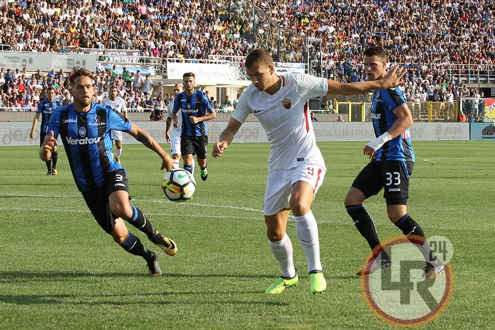 dzeko calcia atalanta roma