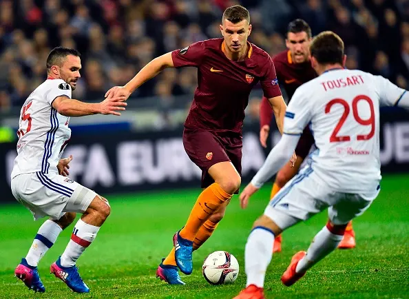 dzeko lione roma