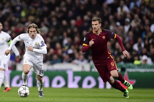 dzeko modric real roma