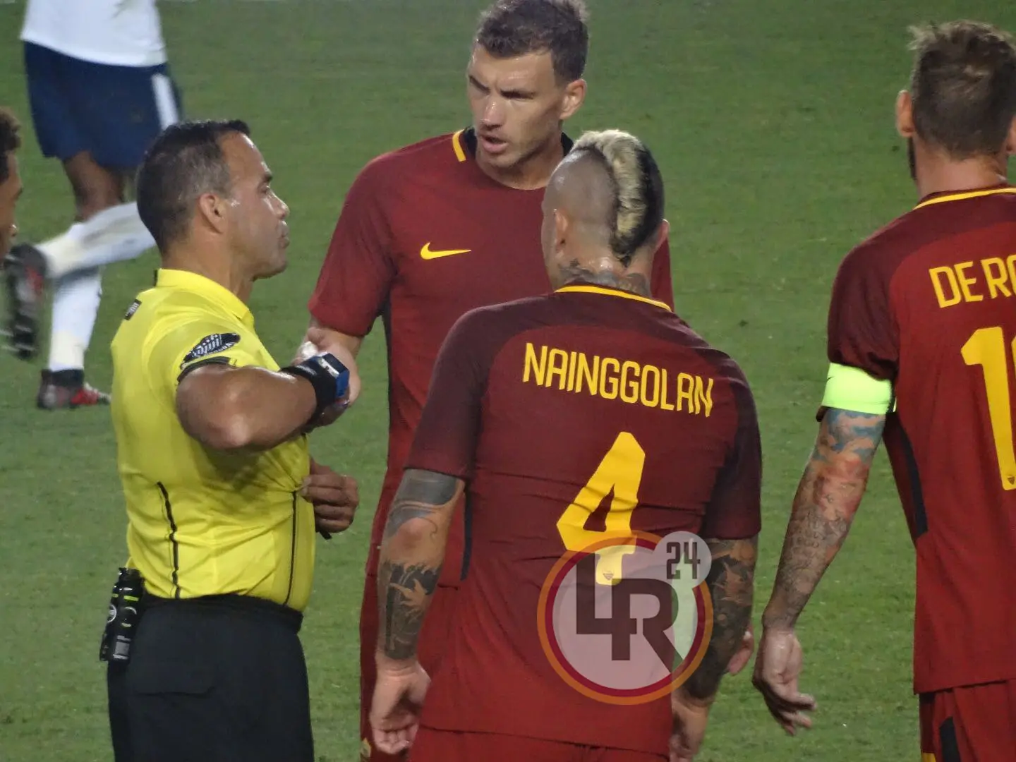 dzeko nainggolan roma tottenham