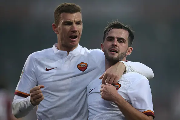 dzeko pjanic toro roma