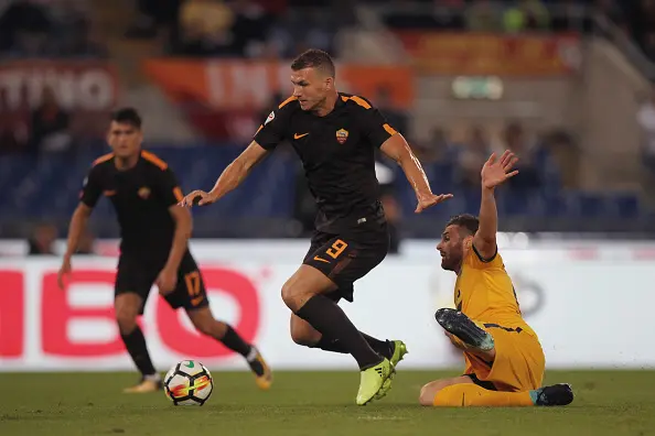 dzeko roma verona