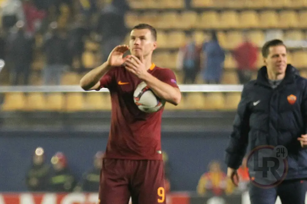 dzeko tripletta villarreal 7