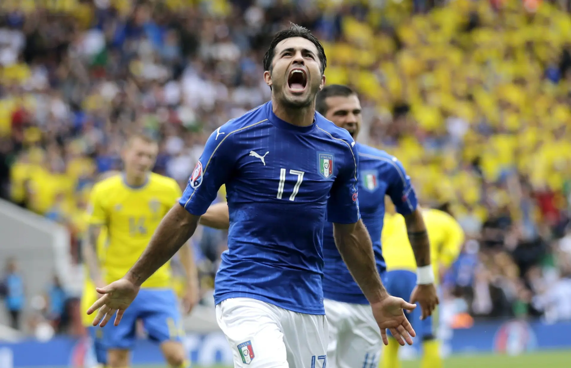 eder esulta italia svezia 2