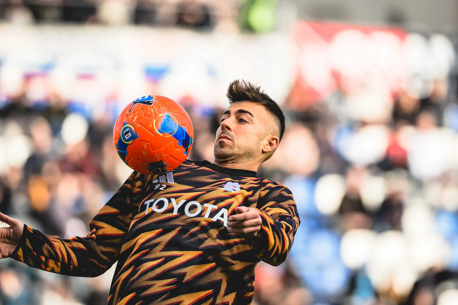 el shaarawy riscaldamento