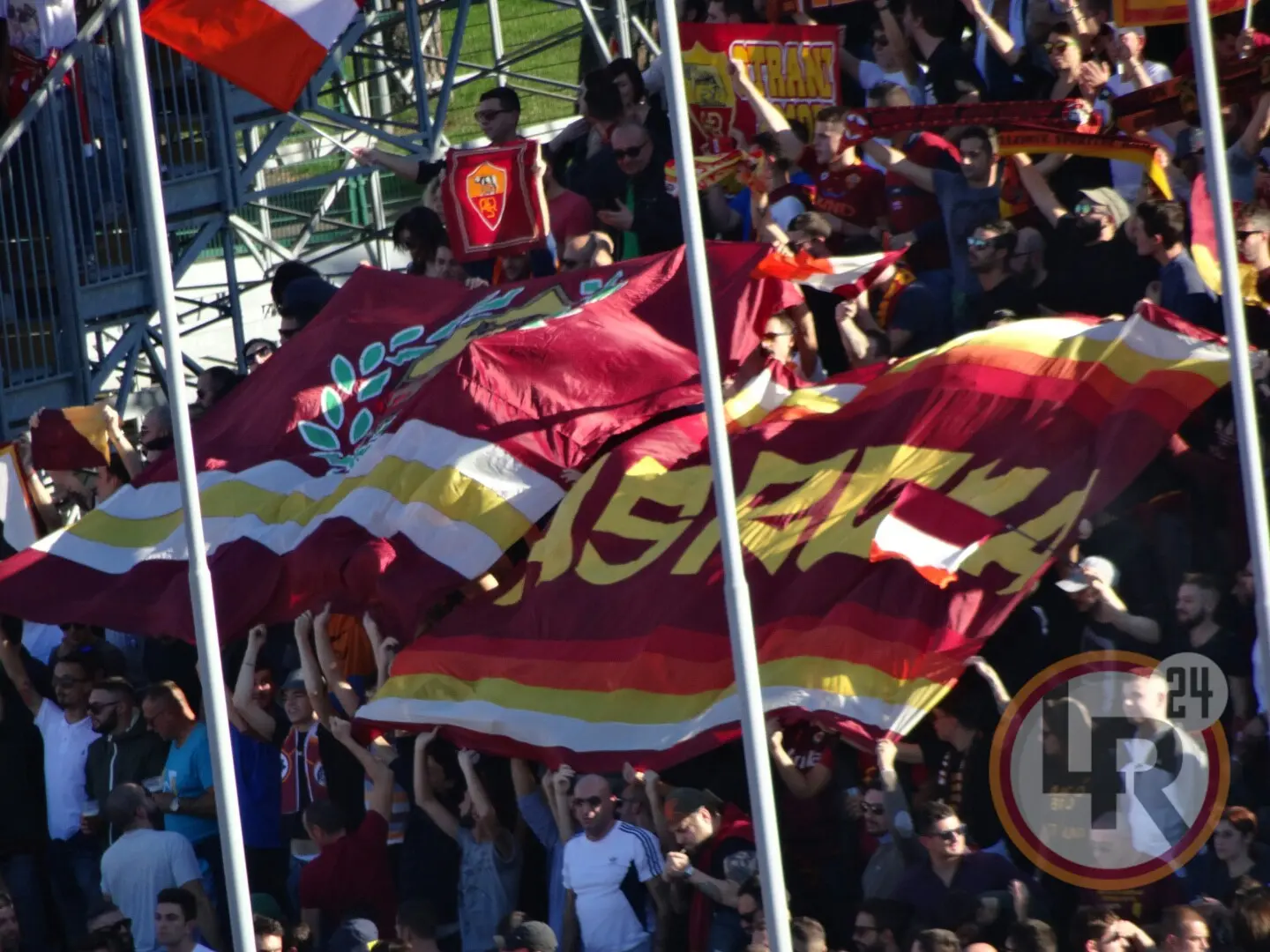 empoli roma settore ospiti tifosi curva