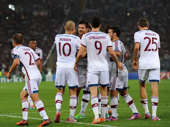 esultanza bayern monaco 221014