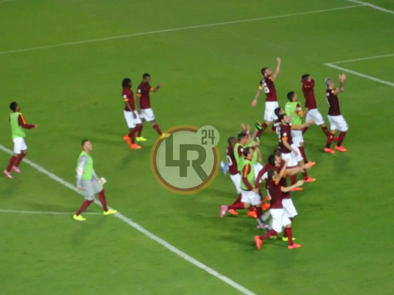 esultanza finale empoli roma lr24