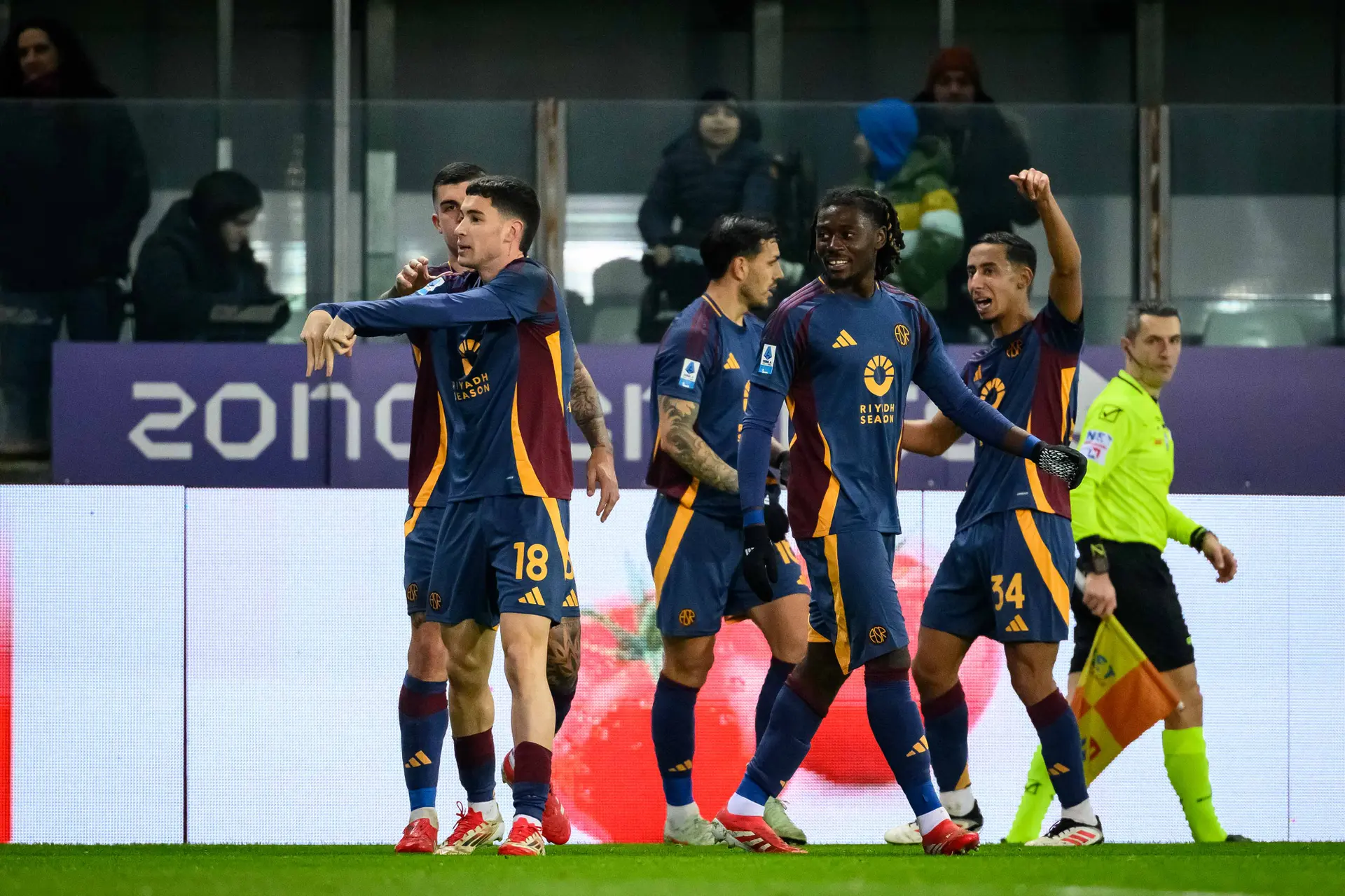 esultanza parma roma