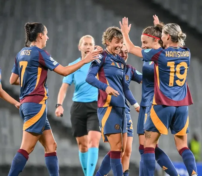 esultanza roma femminile