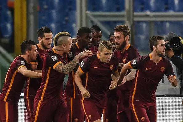 esultanza roma milan