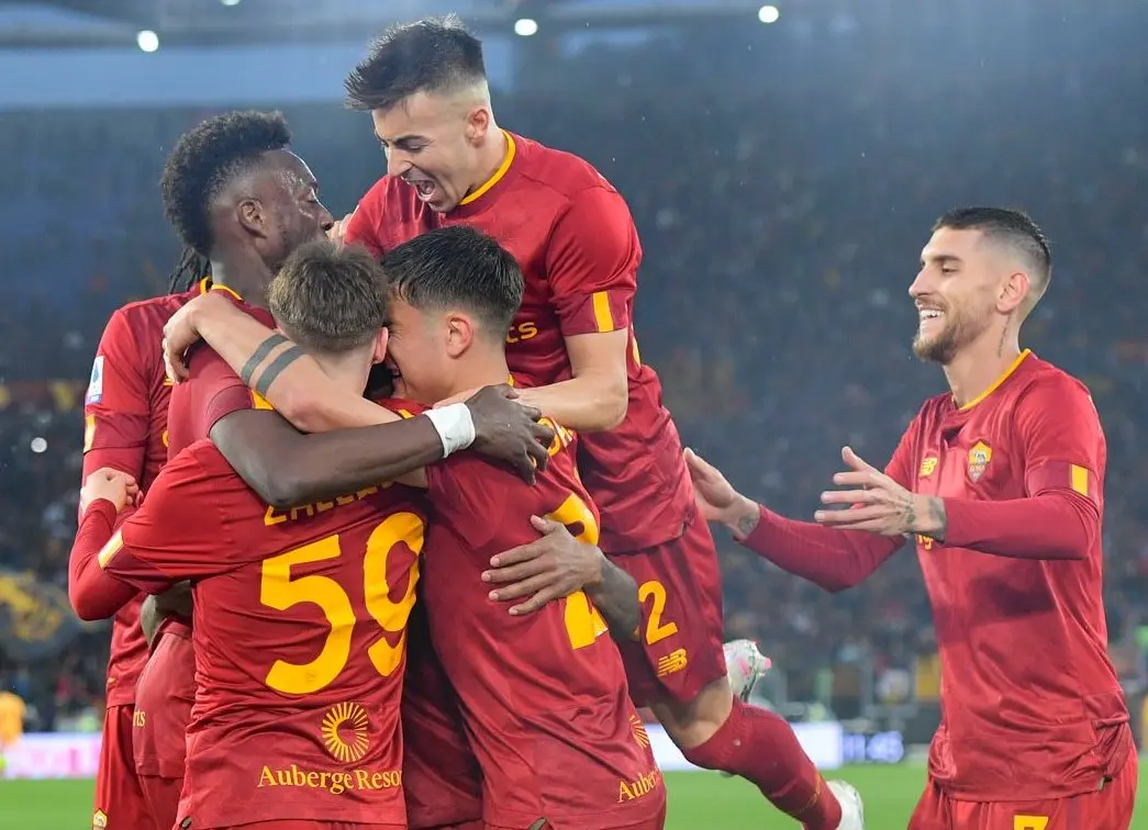 esultanza roma sampdoria