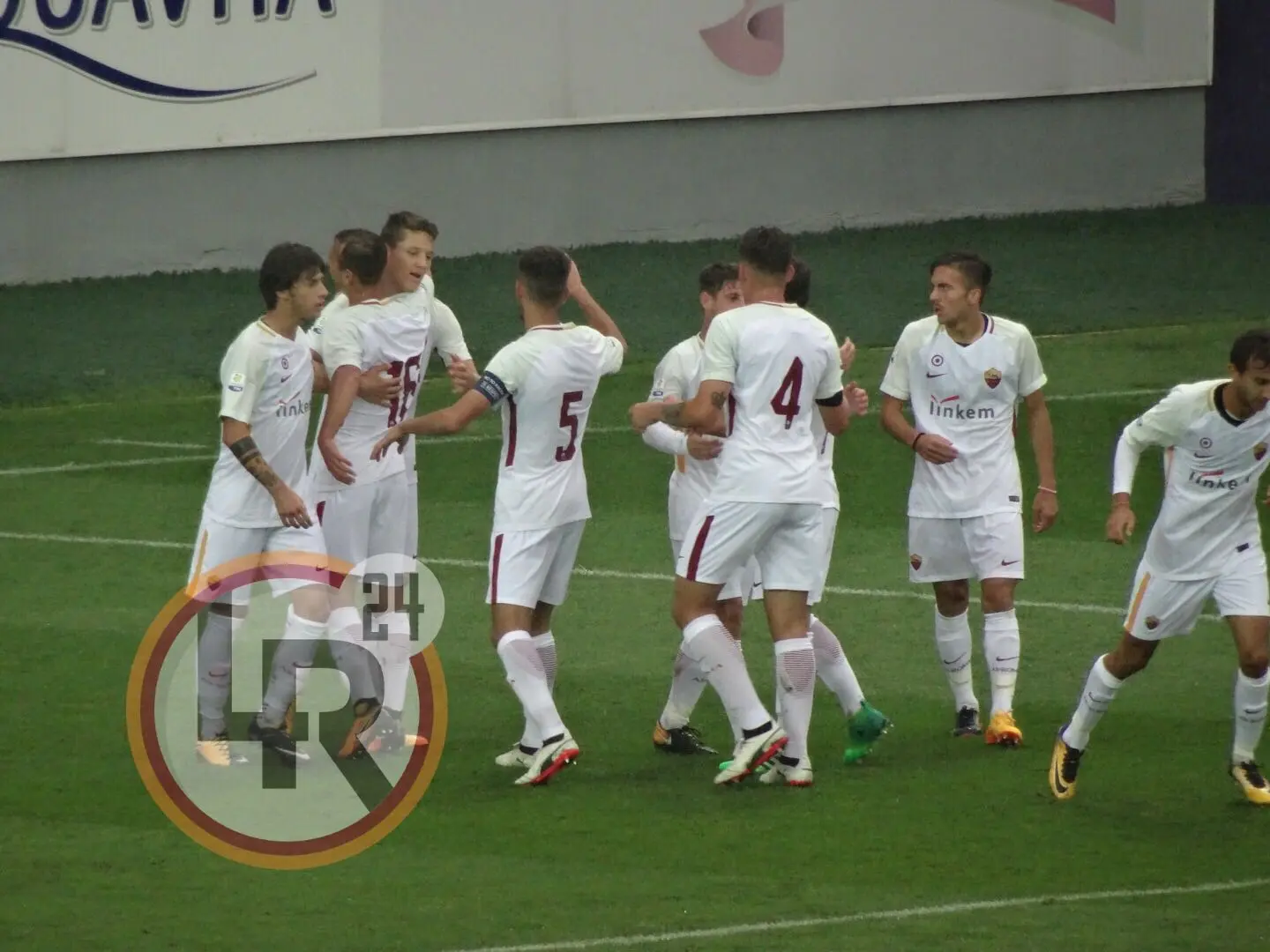 esultanza roma youth league primavera