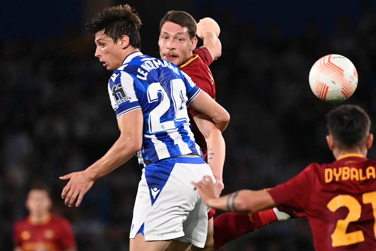 europa league real sociedad roma belotti