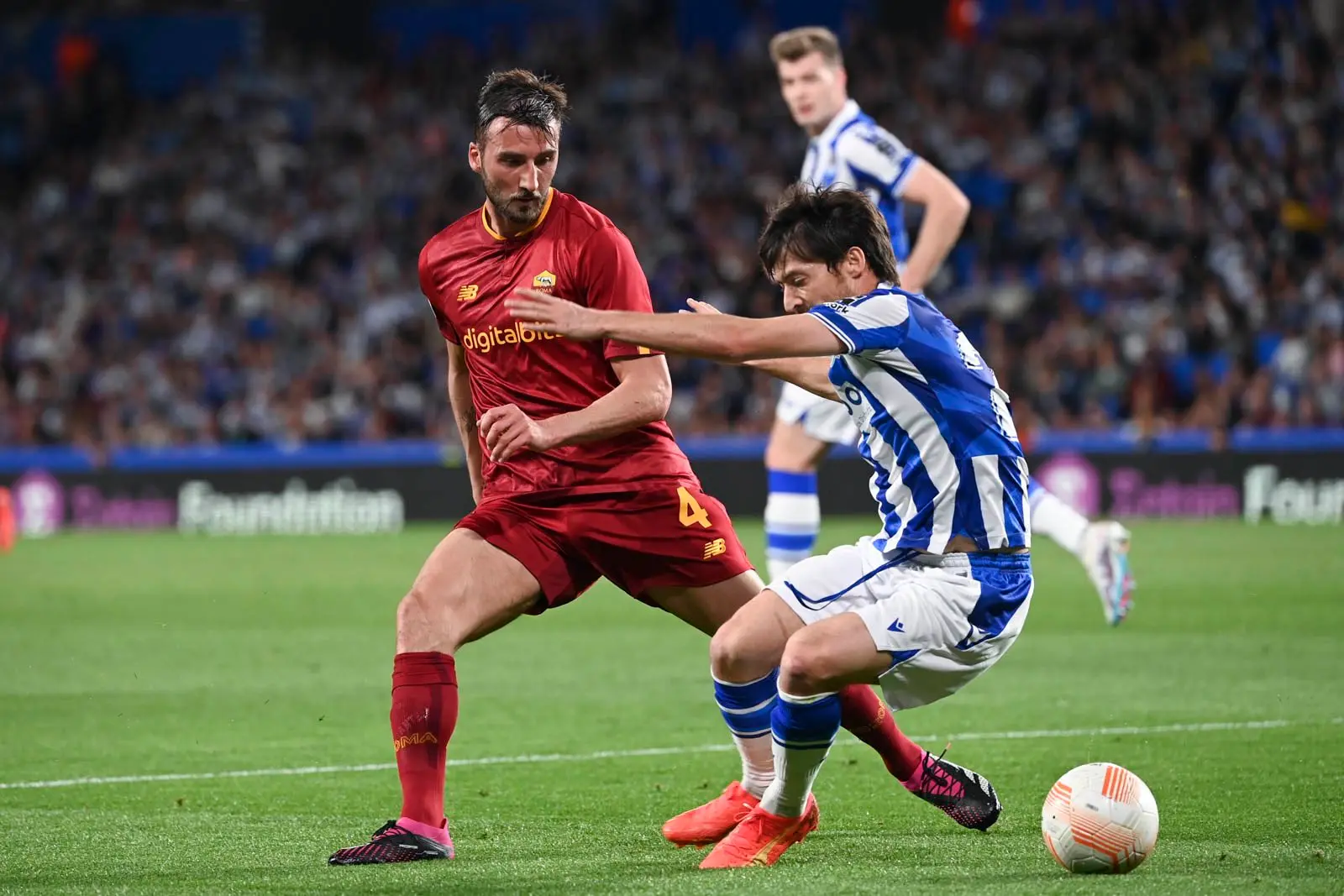 europa league real sociedad roma cristante