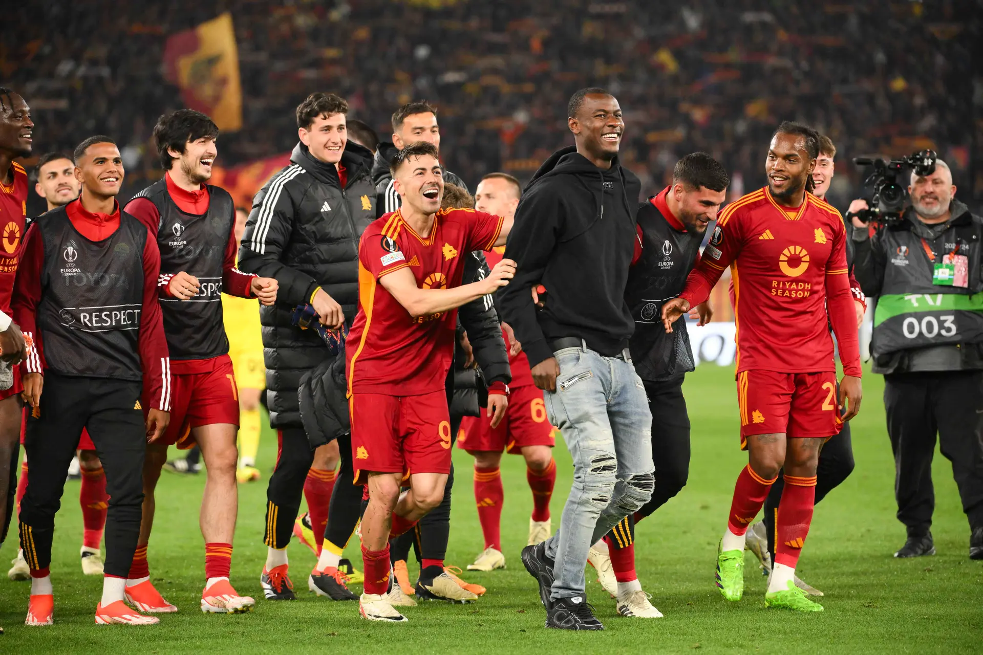 europa league roma milan ndicka sanches el shaarawy