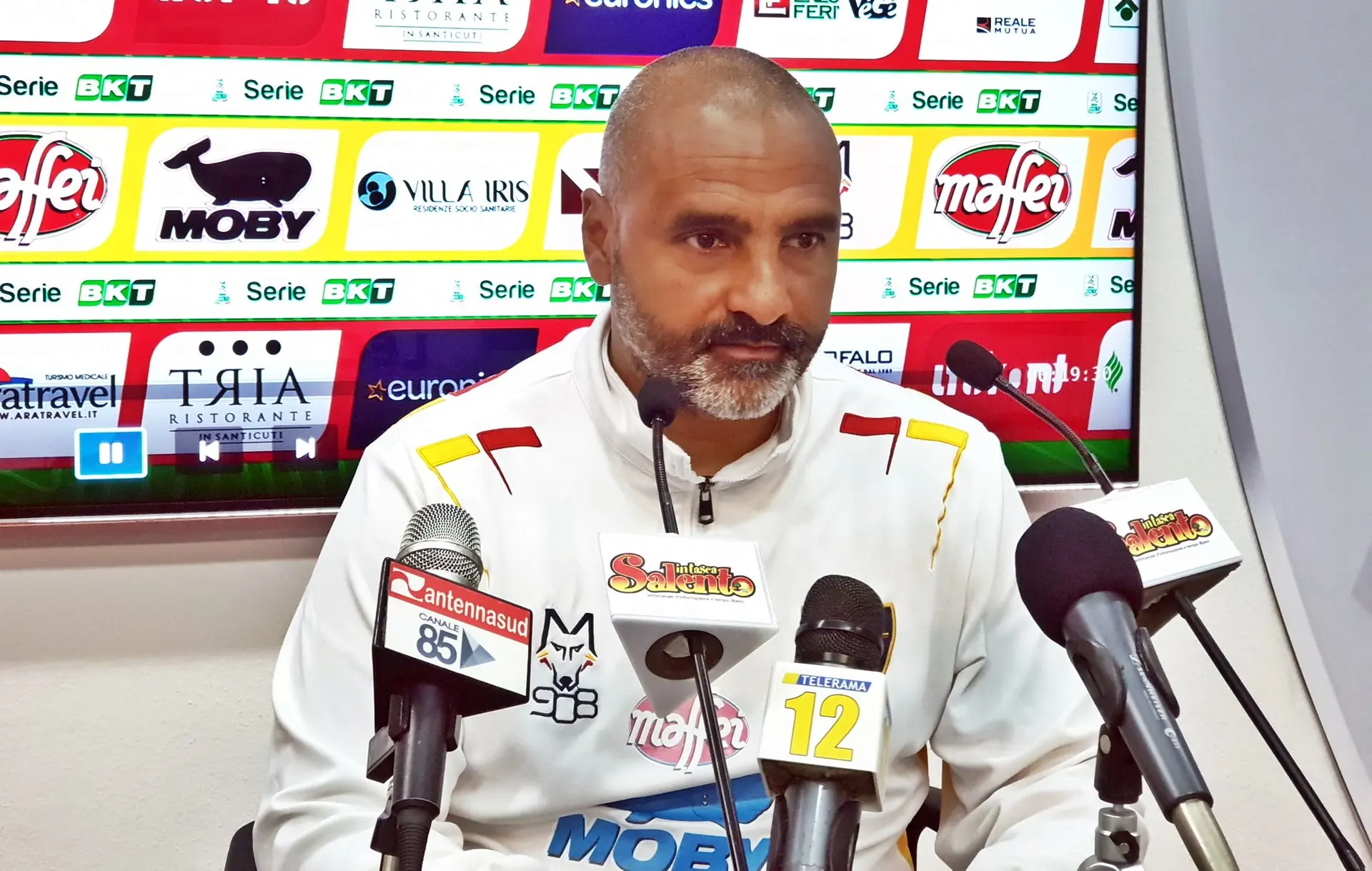 fabio liverani in conferenza stampa