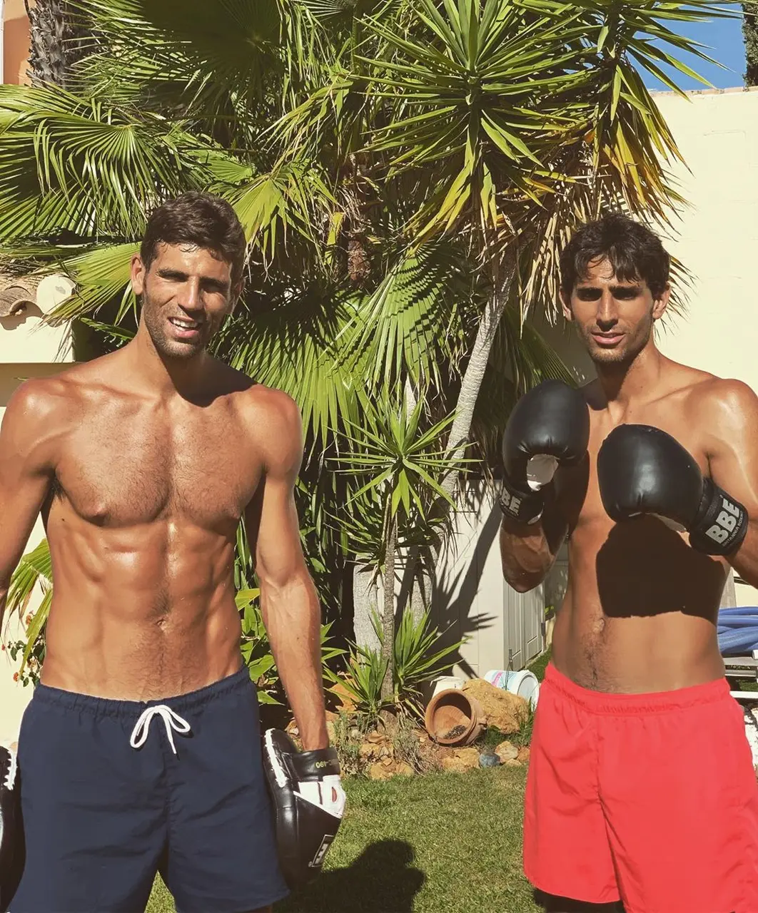 fazio e il fratello a pugilato