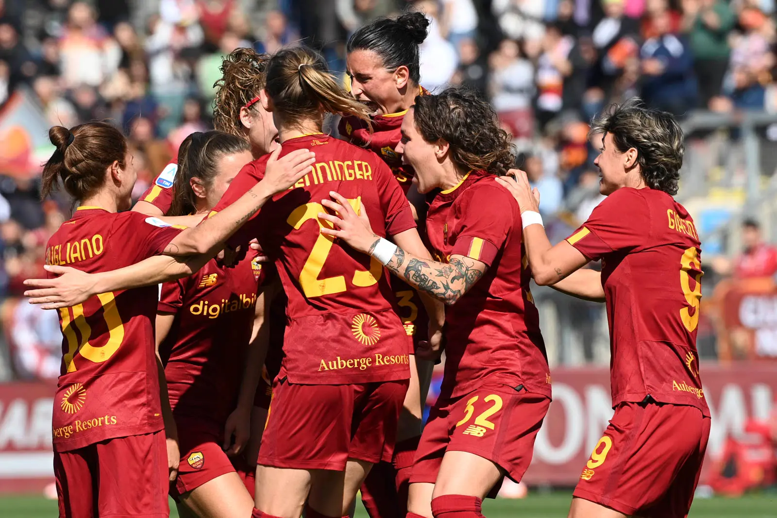femminile roma milan squadra