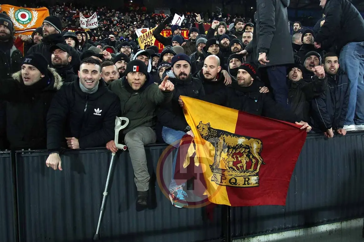 feyenoord roma settore romanisti lr24