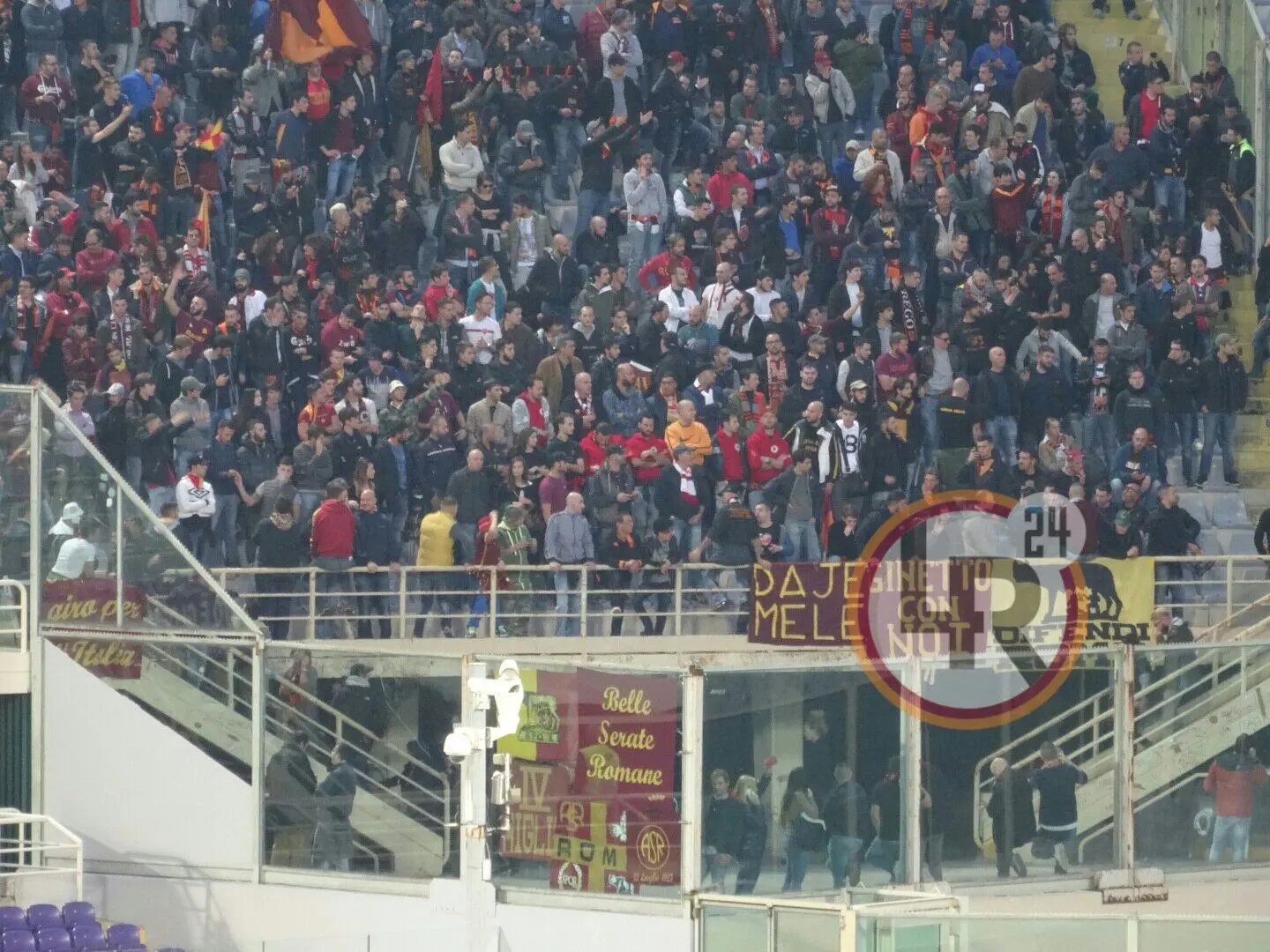 fiorentina roma settore ospiti tifosi 3