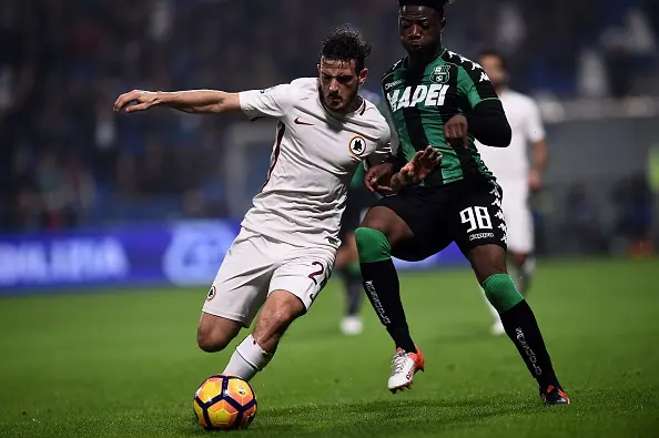 florenzi adjapong sassuolo roma