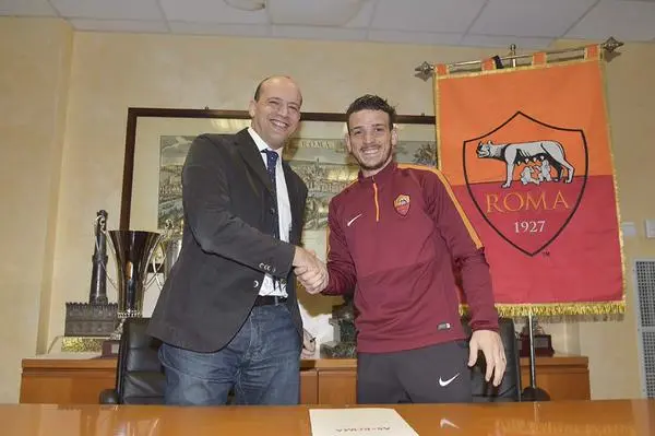 florenzi baldissoni firma rinnovo foto asr1