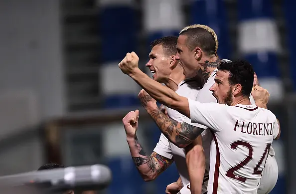 florenzi dzeko nainggolan sassullo roma