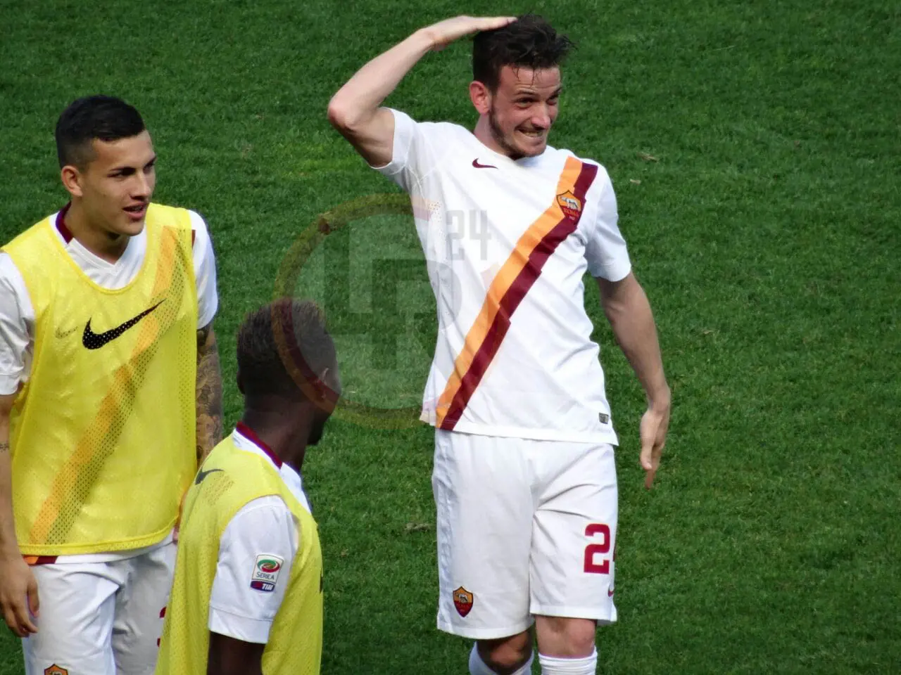 florenzi esultanza beota toro roma