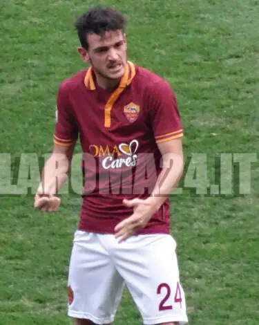 florenzi mezza figura grugno dopo gol roma genoa 120114