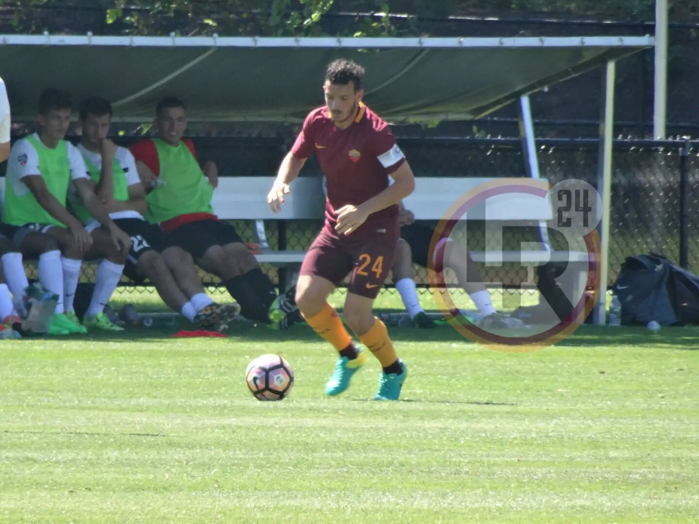 florenzi porta palla amichevole boston lr24
