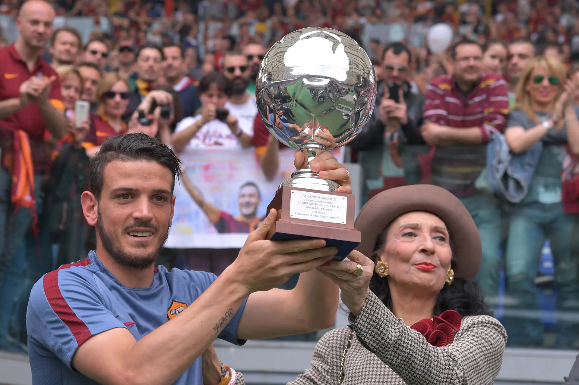 florenzi premiato pallone argento