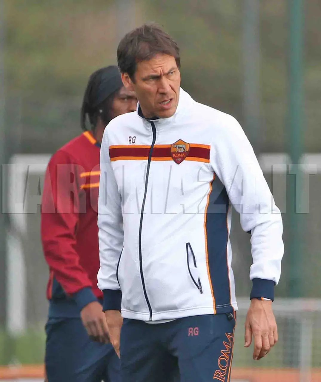 garcia mezza figura allenamento trigoria 070314 mancini