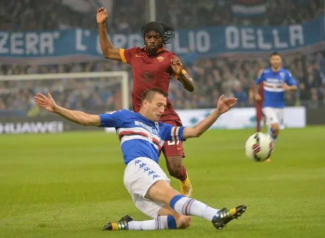 gervinho azione roma samp
