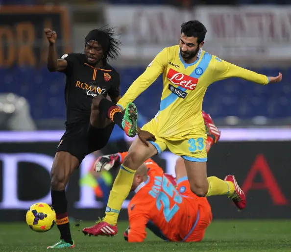 gervinho fernandez reina contrasto roma napoli