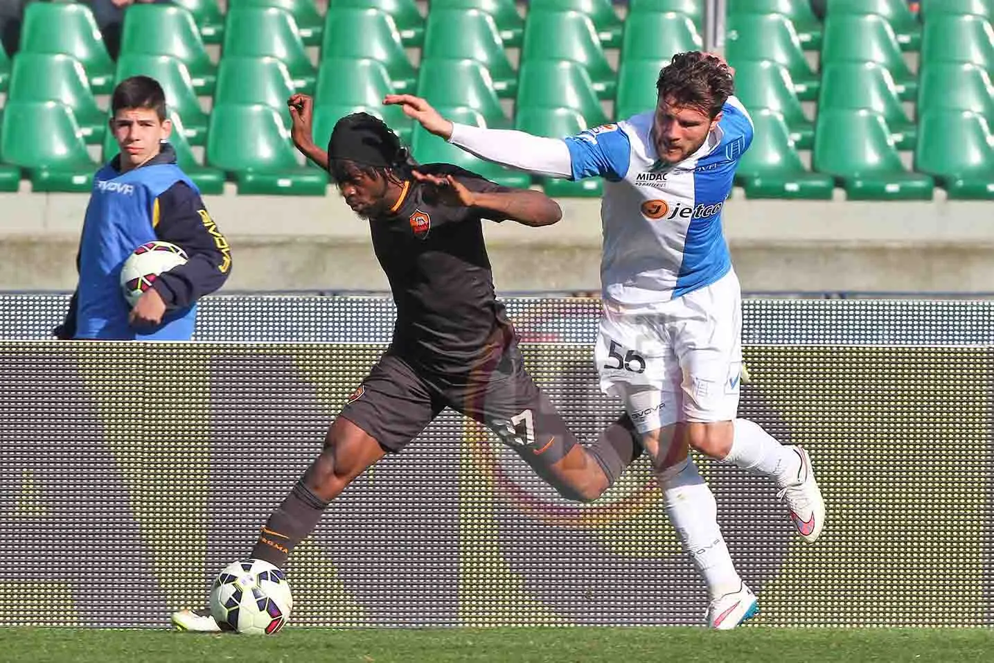 gervinho hetemaj azione chievo roma 080315 mancini