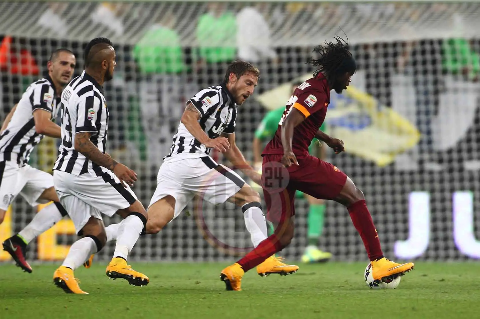 gervinho marchisio vidal juve roma mancini