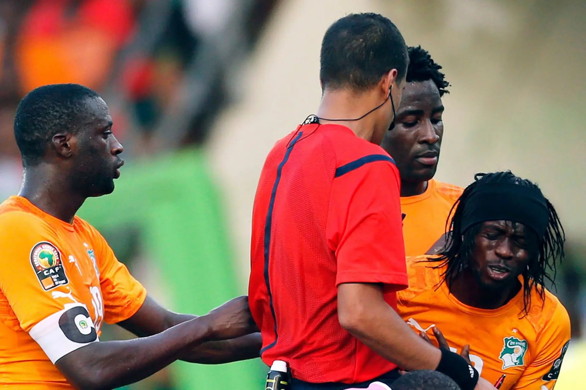 gervinho scenata coppa d africa